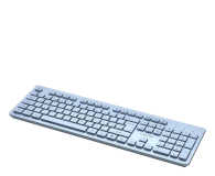 CANYON Klawiatura HKB-W01 UK/US AAA Bezprzewodowa Niebieska CNS-HKBW01BL - 1348462 - zdjęcie 4